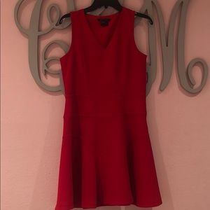 Red cocktail dress